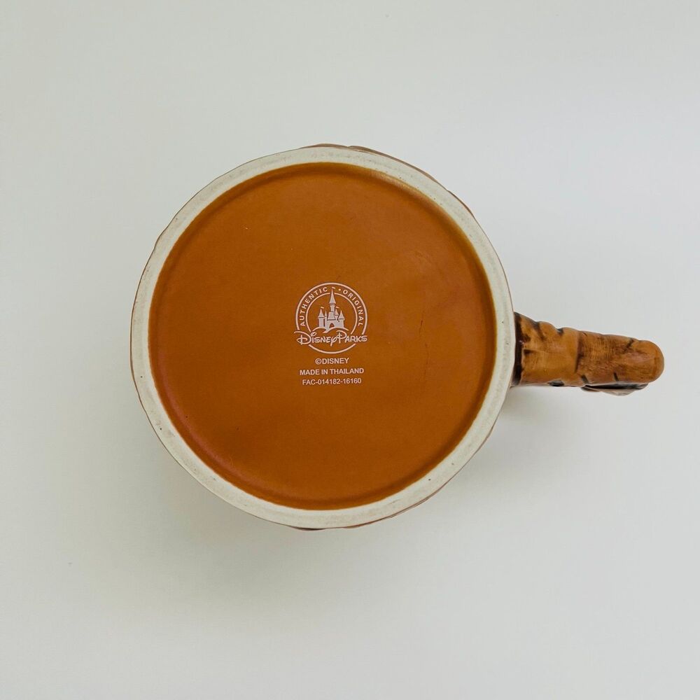 DISNEY PARKS Animal Kingdom 3-D Embossed Faux Carved Tree Of Life Coffee Mug Cup - Picture 6 of 7